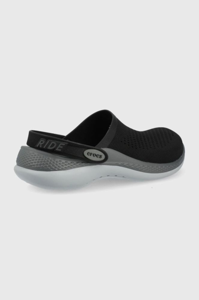 Шльопанці Crocs Literide 360 Clog колір чорний 206708 206708.0DD-BLK.SLT.GR фото 2