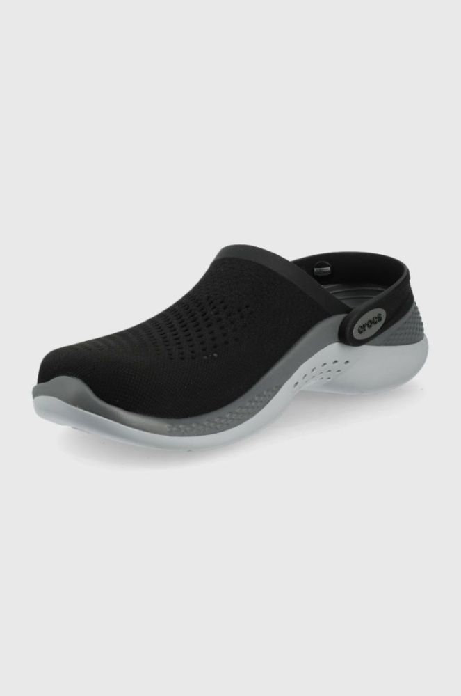 Шльопанці Crocs Literide 360 Clog колір чорний 206708 206708.0DD-BLK.SLT.GR фото 3