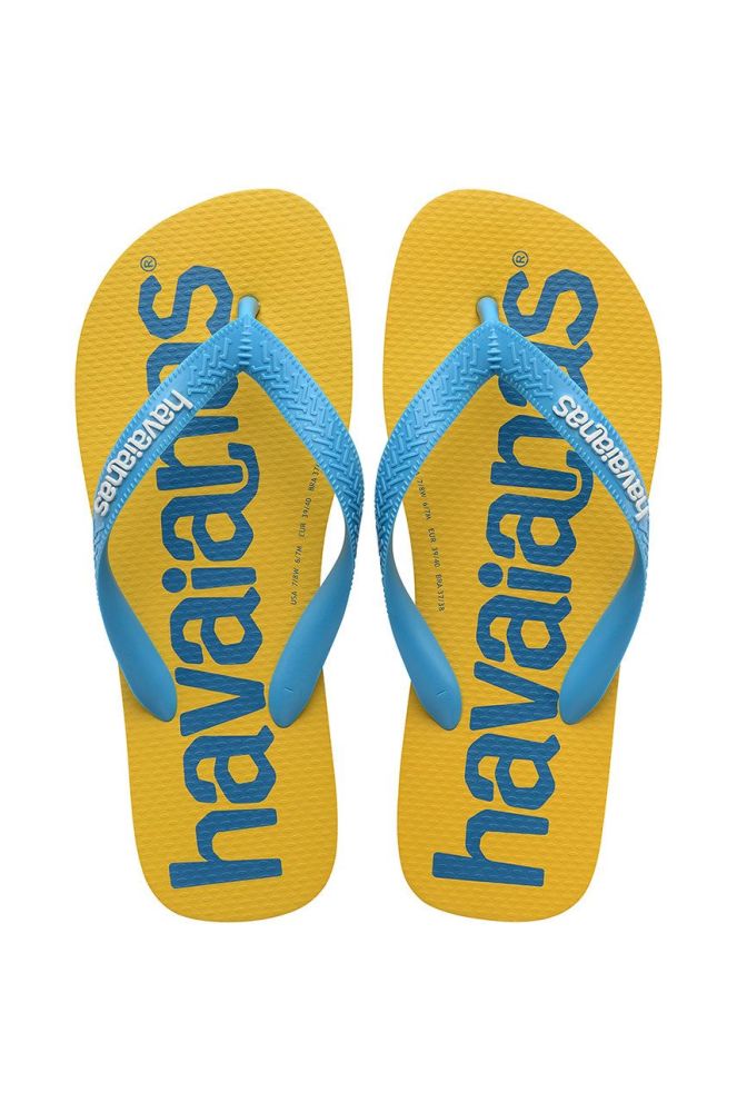 В'єтнамки Havaianas Top Logomania колір бежевий