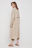 Тренч Y.A.S жіночий колір бежевий перехідний