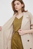 Тренч Y.A.S жіночий колір бежевий перехідний