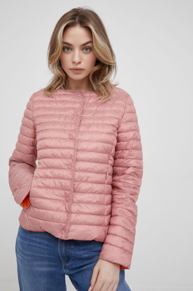 Куртка Invicta жіноча колір рожевий перехідна