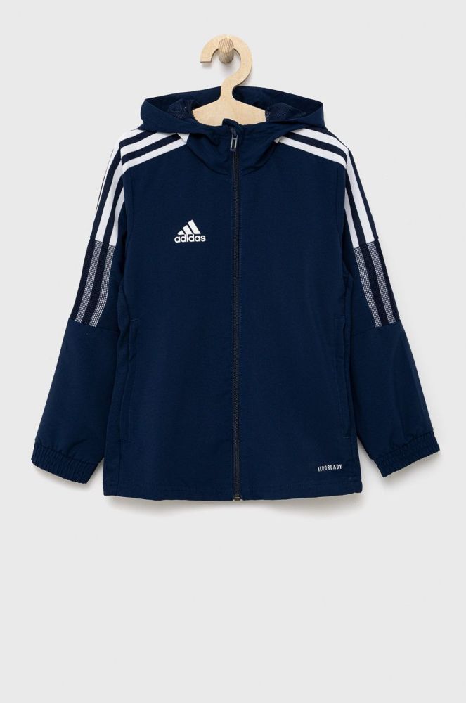 Дитяча куртка adidas Performance GP4974 колір блакитний