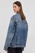 Джинсова куртка Miss Sixty жіноча перехідна oversize колір блакитний