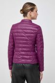 Двостороння пухова куртка Patrizia Pepe жіноча колір фіолетовий перехідна (3435376)