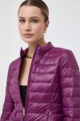 Двостороння пухова куртка Patrizia Pepe жіноча колір фіолетовий перехідна (3435376)