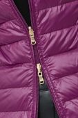 Двостороння пухова куртка Patrizia Pepe жіноча колір фіолетовий перехідна (3435376)