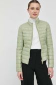 Двостороння пухова куртка Patrizia Pepe жіноча колір зелений перехідна (2862064)