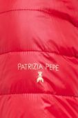 Двостороння пухова куртка Patrizia Pepe жіноча колір червоний перехідна (2437176)