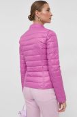 Двостороння пухова куртка Patrizia Pepe жіноча колір фіолетовий перехідна (2862072)