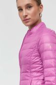 Двостороння пухова куртка Patrizia Pepe жіноча колір фіолетовий перехідна (2862072)