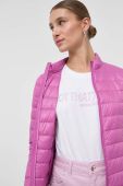 Двостороння пухова куртка Patrizia Pepe жіноча колір фіолетовий перехідна (2862072)
