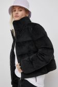 Пухова куртка Superdry жіноча колір чорний зимова