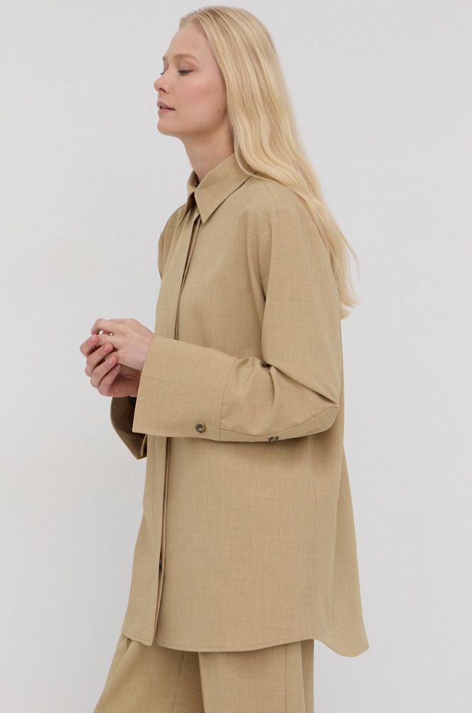 Куртка Herskind Cato колір зелений перехідна oversize