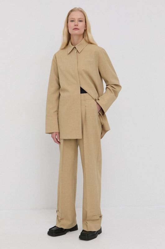 Куртка Herskind Cato колір зелений перехідна oversize фото 2