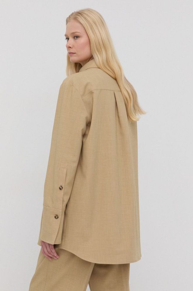 Куртка Herskind Cato колір зелений перехідна oversize фото 3
