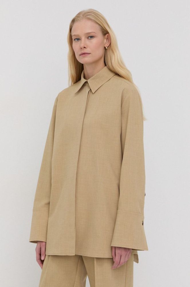 Куртка Herskind Cato колір зелений перехідна oversize фото 4