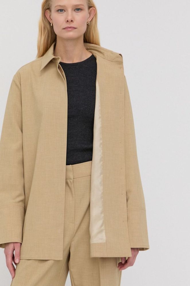 Куртка Herskind Cato колір зелений перехідна oversize фото 8