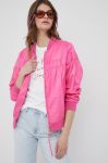 Куртка Joop! жіноча колір рожевий перехідна