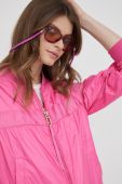 Куртка Joop! жіноча колір рожевий перехідна