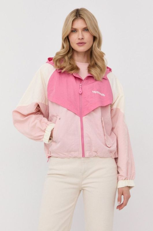 Куртка The Kooples жіноча перехідна oversize колір барвистий