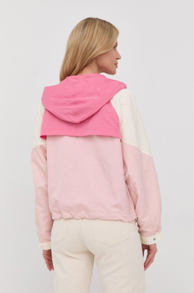 Куртка The Kooples жіноча перехідна oversize колір барвистий фото 3