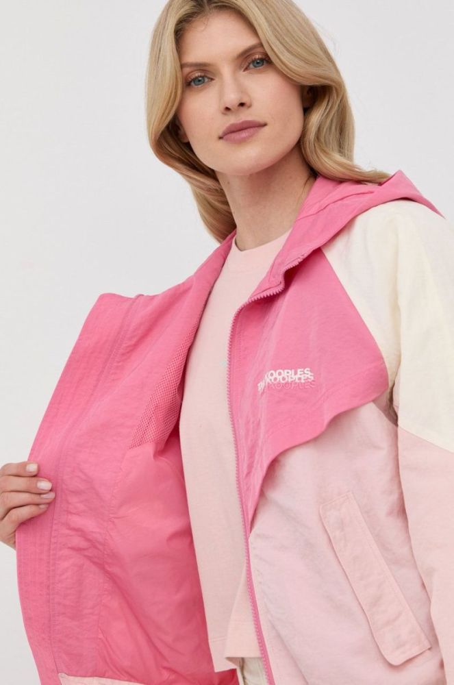 Куртка The Kooples жіноча перехідна oversize колір барвистий фото 6