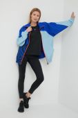 Спортивна куртка adidas by Stella McCartney колір бірюзовий перехідна oversize