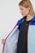 Спортивна куртка adidas by Stella McCartney колір бірюзовий перехідна oversize