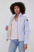 Куртка Napapijri жіноча перехідна колір блакитний