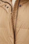 Пухова куртка Bruuns Bazaar жіноча колір бежевий зимова (3517746)