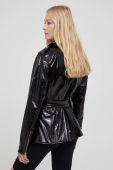 Куртка Dkny жіноча колір чорний перехідна (2069797)