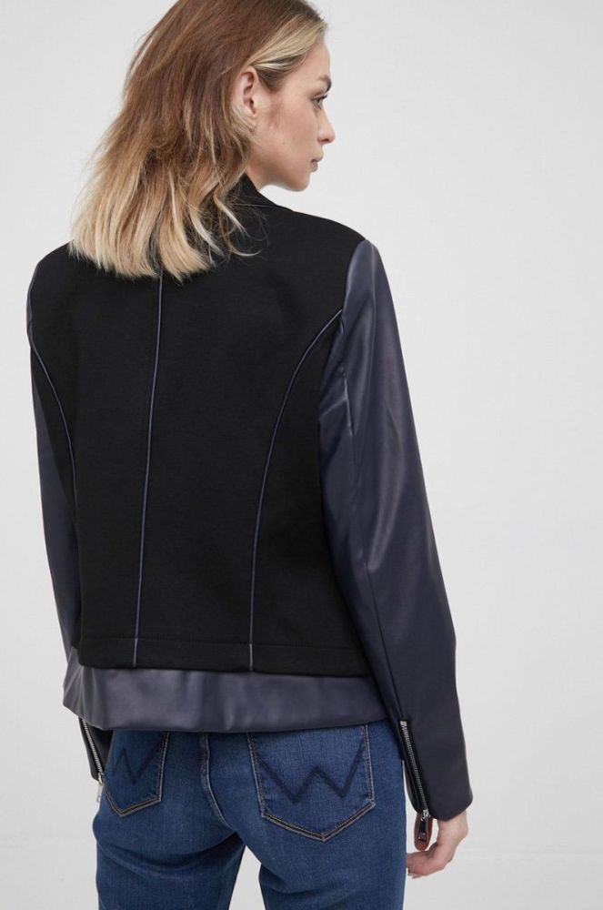 Куртка Dkny жіноча колір чорний перехідна (2242856) фото 3