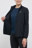 Бігова куртка Asics колір чорний перехідна (1962369)