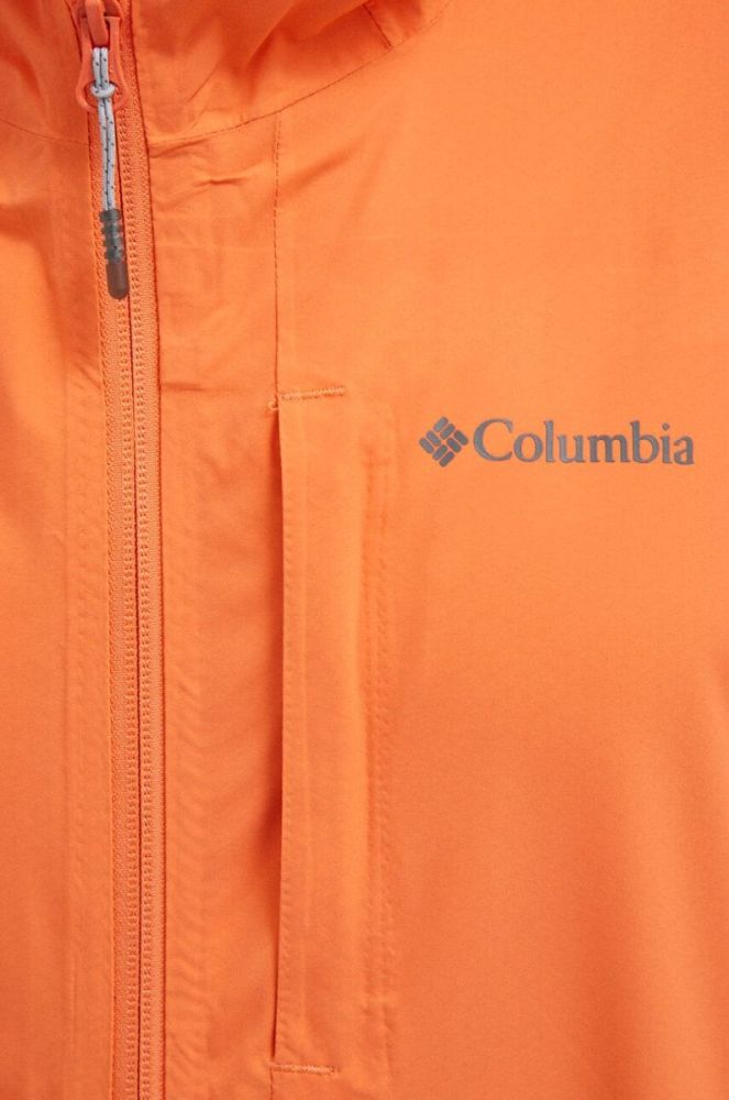 Куртка outdoor Columbia Omni-Tech Ampli-Dry колір помаранчевий перехідна фото 6