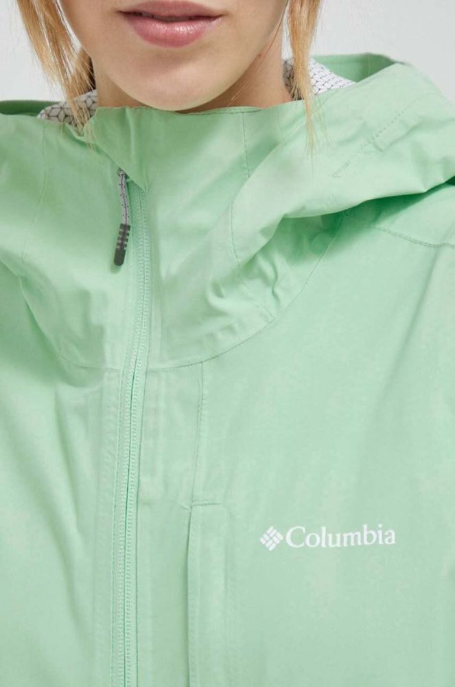 Куртка outdoor Columbia Omni-Tech Ampli-Dry колір зелений перехідна фото 6