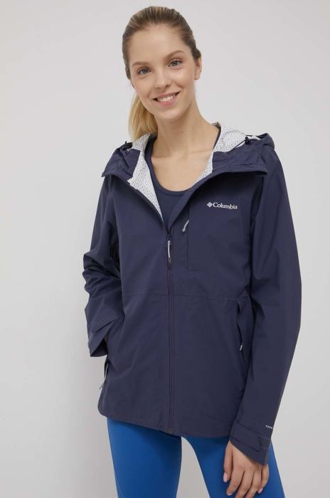 Куртка outdoor Columbia Omni-tech Ampli-dry колір синій перехідна