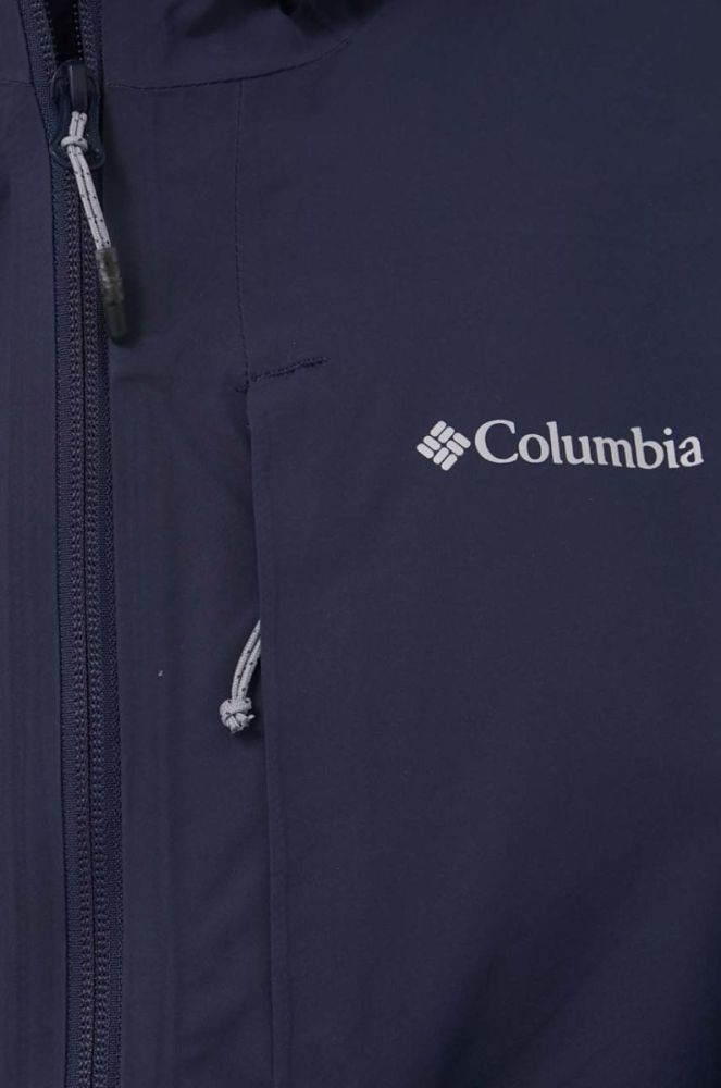 Куртка outdoor Columbia Omni-tech Ampli-dry колір синій перехідна фото 5