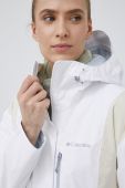 Куртка outdoor Columbia Hikebound колір білий перехідна 1989253-010