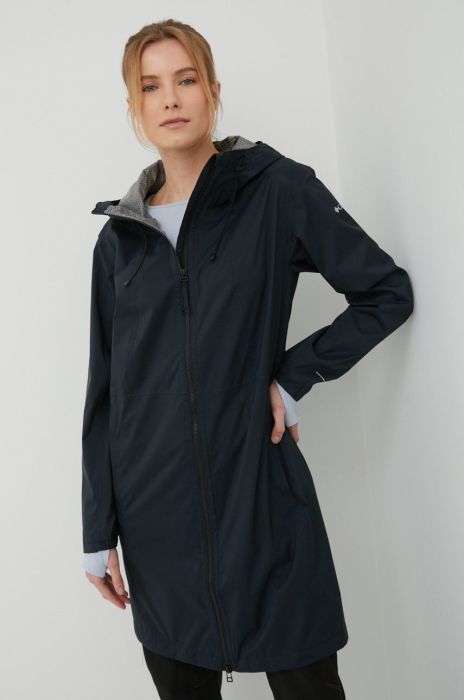 Куртка outdoor Columbia Weekend Adventure колір чорний перехідна Куртка outdoor Columbia Weekend Adventure колір чорний перехідна