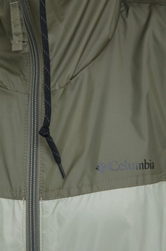 Куртка outdoor Columbia Flash Challenger колір зелений фото 5