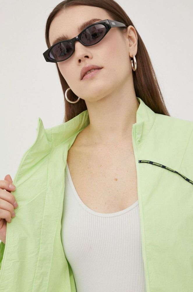 Куртка Superdry жіноча колір зелений перехідна (2242873) фото 6