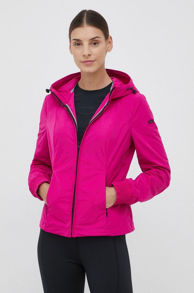Куртка RefrigiWear жіноча колір рожевий перехідна
