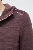 Кофта CMP жіноча колір фіолетовий з капюшоном меланж (3142244)