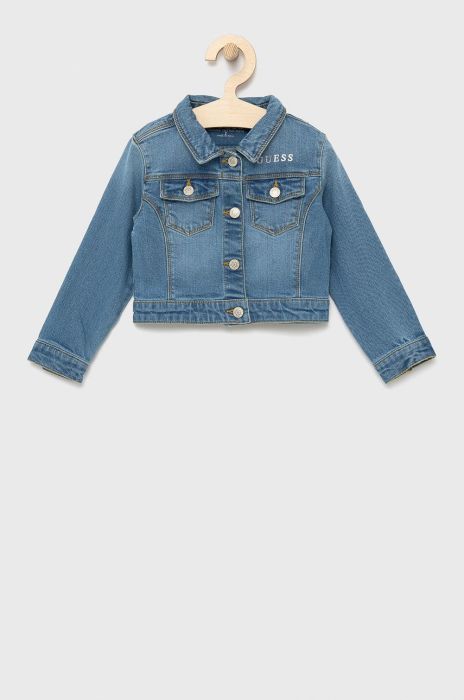 Дитяча джинсова куртка Guess колір блакитний (2058844)