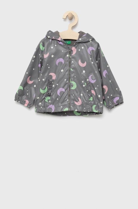 Дитяча куртка United Colors of Benetton колір сірий (2211266)