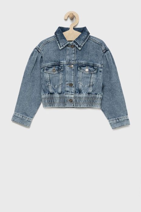 Дитяча джинсова куртка United Colors of Benetton колір блакитний (2333233)
