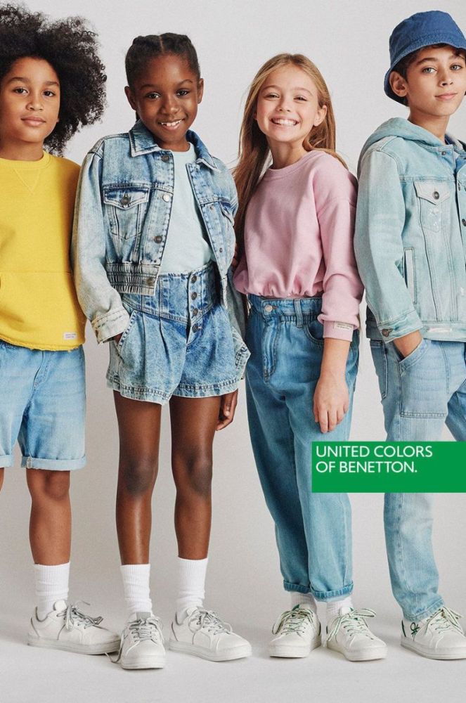 Дитяча джинсова куртка United Colors of Benetton колір блакитний (2333233) фото 4