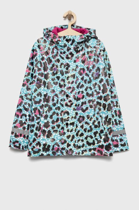 Дитячий дощовик Hype колір блакитний