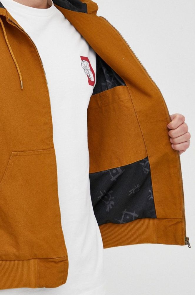 Куртка Desigual чоловіча колір жовтий перехідна фото 6